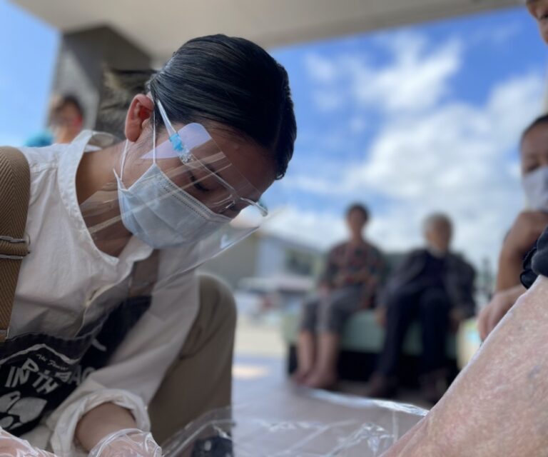 ケアの様子